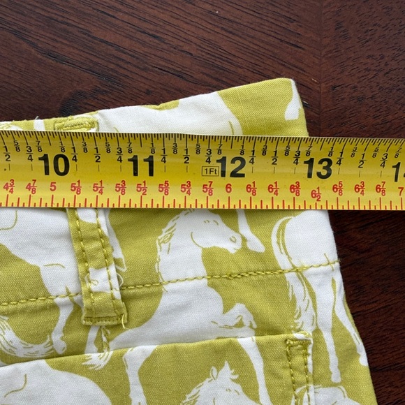 Anthropologie Maeve Colette Horse Print Cropped Pants 25 P - Picture 4 of 6